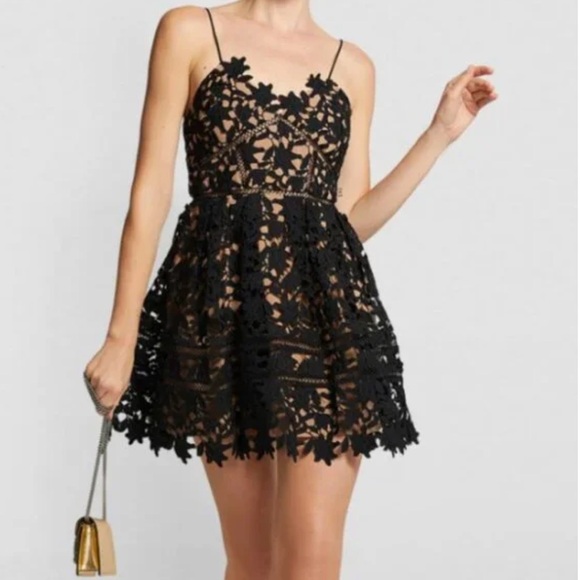 Self-Portrait Dresses & Skirts - Self-Portrait Azaelea Lace Minidress Size 2 NWT